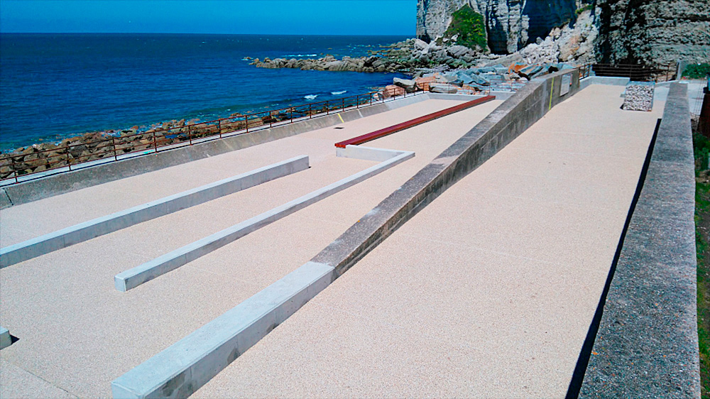 Amenagements bord de mer Saint Jouin de Bruneval (76)